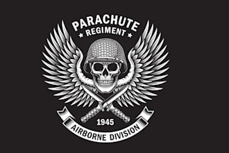 design high quality export military skull logo with unlimited revision