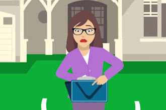 do 2d animated explainer video, saas explainer, product demo, app tutorials