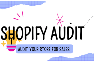 conduct a complete website audit to detect errors affecting your shopify store