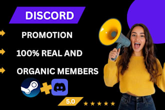 do discord server promotion discord advertising organic growth to get real users