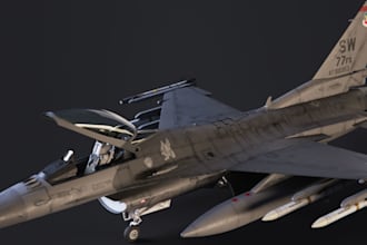 create 3d spaceship model, aircraft, fighter jet, starship, warship armored tank