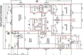 draw architectural plan structural plan floor plan for city permit