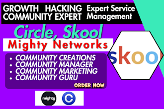 setup circle so community, mighty networks, online skool community expert