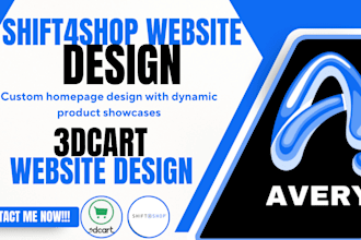 setup shift4shop website redesign and design shift4shop website 3dcart website