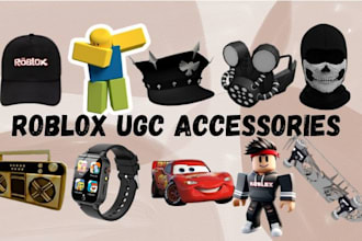 create high quality roblox ugc wearable accessories