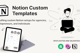 build custom notion workflows for business and personal use