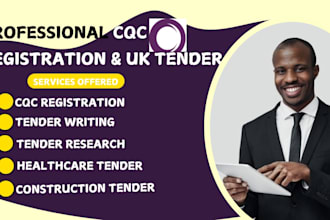 do cqc registration, UK tender, UK ltd and  company registration