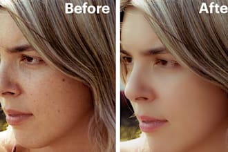 do professional retouching and photo editing