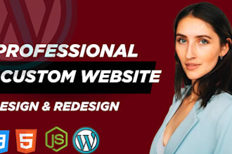 build responsive wordpress website design and web design