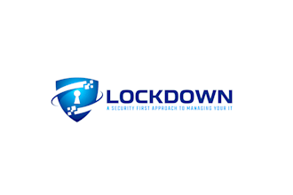 do a modern tech startup, security and technology logo