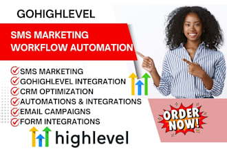 setup gohighlevel sms marketing campaigns klaviyo ghl workflow automation funnel