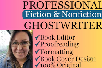 be ebook ghostwriter amazon KDP book publishing book writer book editing