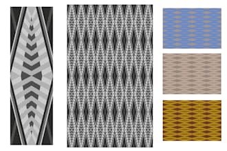 create a geometric seamless pattern