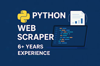 do web scraping, data mining, or automation using python