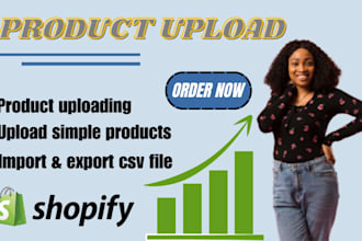 do professional shopify dropshipping product listing upload store management