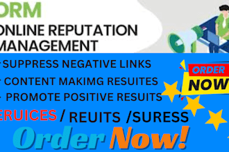 create and improve and build your online reputation management