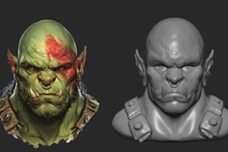 realistic 3d head 3d bust 3d face 3d head bust 3d head model 3d sculpting
