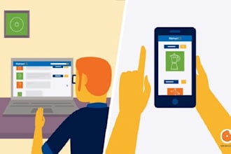 do 2d commercial video, animated explainer, product demo, educational content