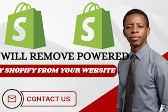 remove powered by shopify from your ecommerce shopify website