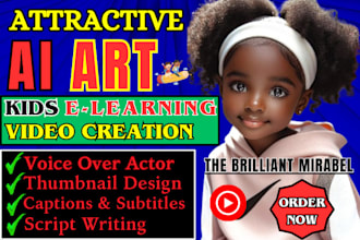 create ai kids learning videos, kids animation youtube channel