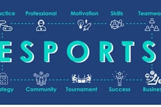 develop tournament website, gaming website,esport website