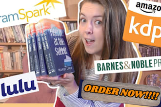 format and publish your ebook on amazon kdp, ingramspark, barnes and noble