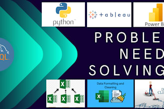 be your expert data analyst in power bi, excel, sql, tableau, and python