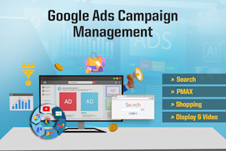 google ads campaign management, ecommerce, shopping and lead