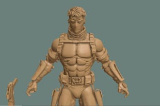 create 3d articulated figurine toy 3d cartoon character avatar action figure