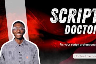 rewrite and fix your youtube script, be your script doctor