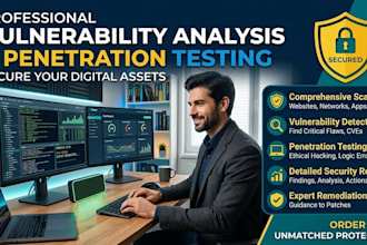 perform vulnerability analysis and penetration testing professionally