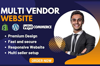 create woocommerce multivendor ecommerce marketplace or website