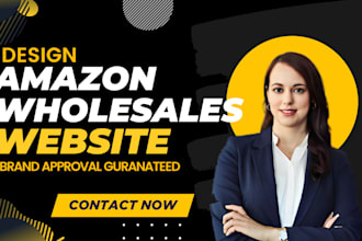 design amazon fba wholesale wordpress website brand approval walmart approval