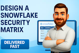 create a snowflake security matrix aligned to best practices