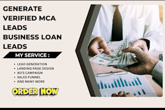 generate verified mca leads business loan leads mca appointment leads via ads