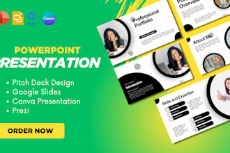 design powerpoint presentation, keynote, medical, and marketing presentations