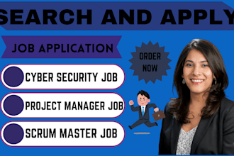 job search and apply for cybersecurity IT pm and scrum master roles jobs