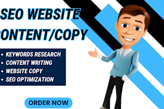 write engaging SEO website content or copy that converts