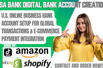 do USA bank account creation digital, physical bank for USA and non residence