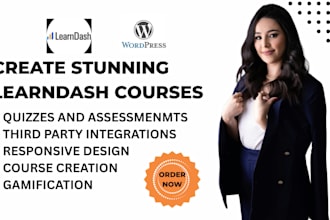 create elearning course website using learndash, learnpress, podia, kajabi