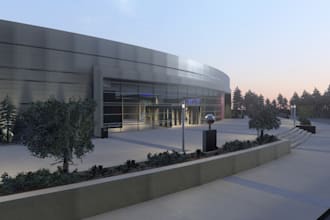 optimize 3d modern concert hall,event hall render,auditoriums interior,stage cgi