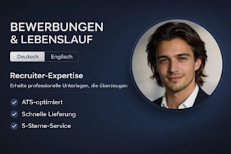 bewerbung schreiben lassen, lebenslauf und anschreiben