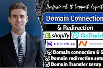 connect domain to shopify, godaddy domain to systeme io, redirect, or fix dns