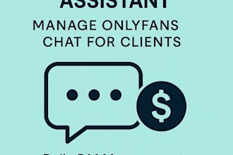 manage onlyfans chat for clients