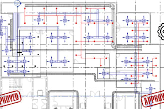 draw architecture drawing, hvac, plumbing electrical, mep drawing for permit