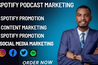 do social media marketing for your spotify podcast to grow more listener