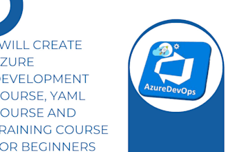 create azure development course, yaml course and training course for beginners