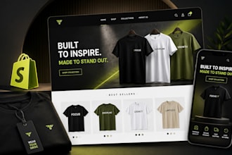 design profitable round neck shopify store t shirt shopify store t shirt website