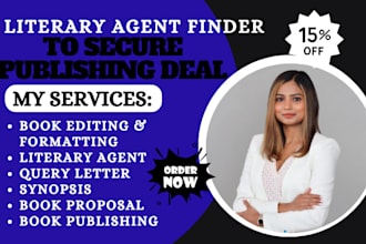 literary agent for nonfiction, fiction write query letter synopsis for publish