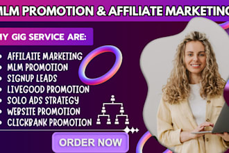 do mlm promotion, affiliate link website promotion, mlm leads, mlm marketing
